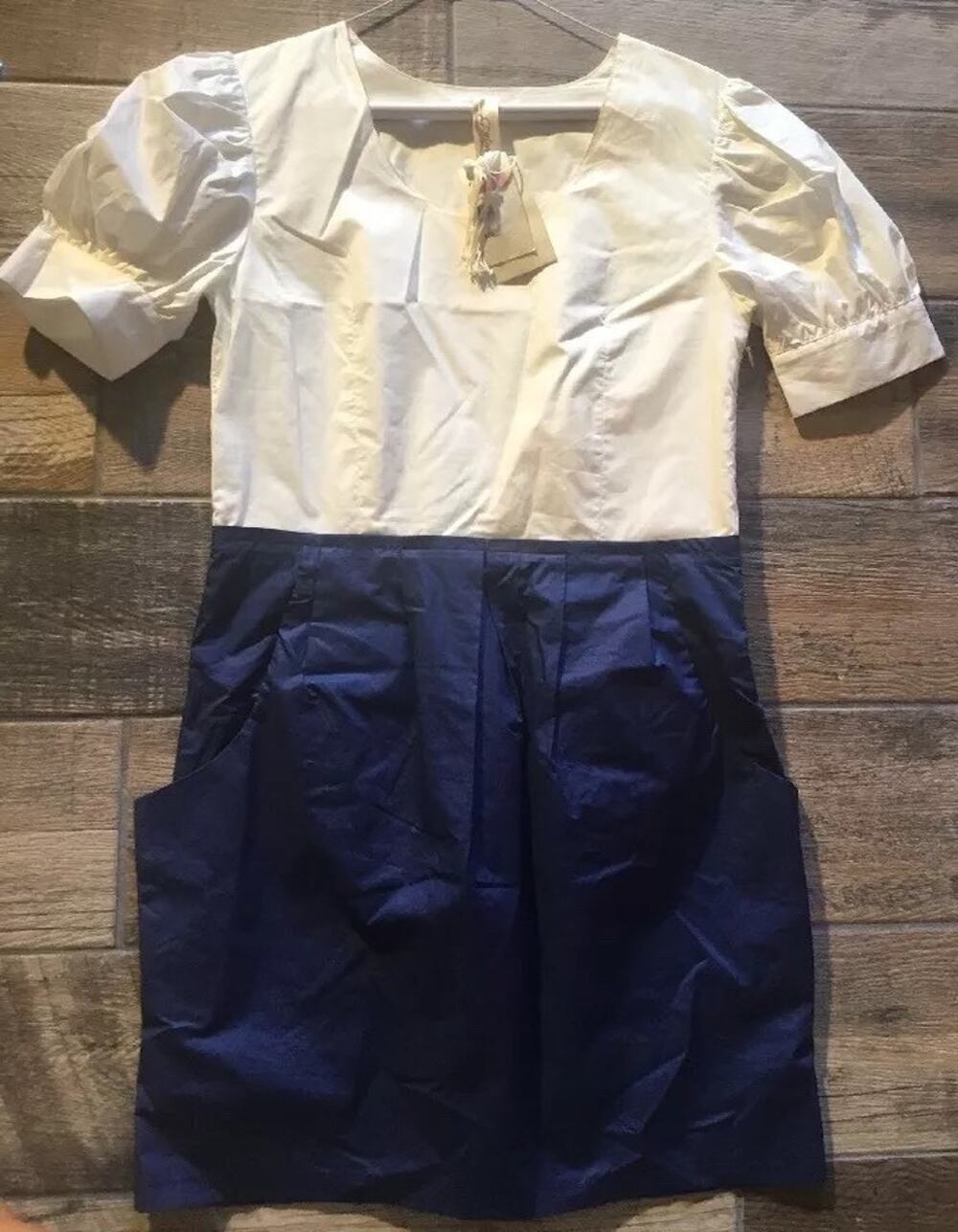 PRIORITIES Size XS Color Block Short Sleeve Retro NWT
